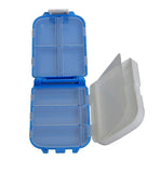 Plastic Pill Medicine Organizer Box, PAQCK OF 2 Medicine Reminder & Storage Box For 8 Days, Pack Of 1, Multicolour