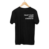 Mesmer Minimalist Trust Your Inner Strength Cotton Oversized T-Shirt for Men and Women