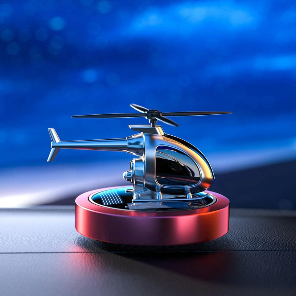 Air Freshener Car Perfume Diffuser Helicopter Model for Car Home Red | Home Decor | Home