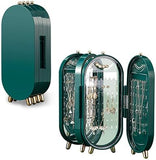 Fordable Jewelry Box With Mirror | Earring And Necklace Display Stand | Jewelry