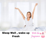 decor Aloha Aloe Vera Fragrance bedsheets with 2 Pillow Covers (Baby Pink, Queen)