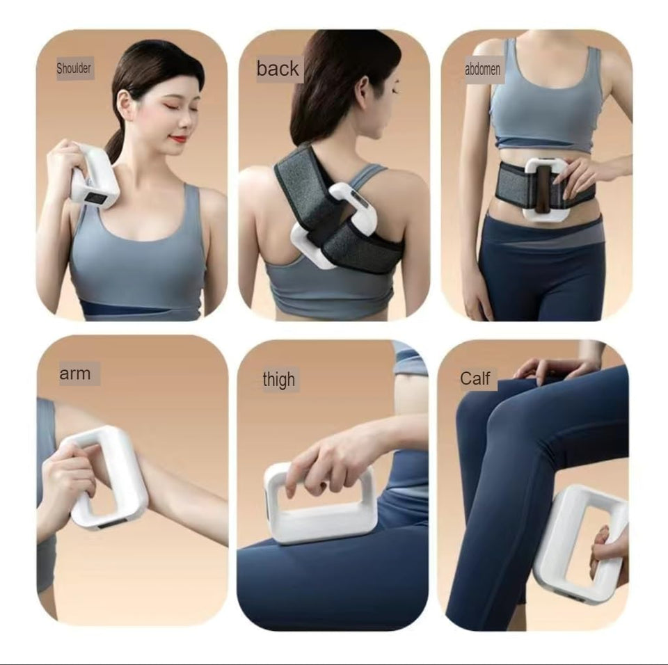 Massager, 8 Modes, Rechargeable, Handheld, Percussion Muscle Massager for Full Body Pain
