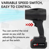 Cordless Leaf Blower with 2X 48V Batteries for Lawn Care and Patio Use