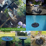 Solar Fountain Solar Fountain Pump With Battery Backup Solar Panel Kit Floating Fountain Powered Water Pump