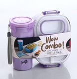 Lunch Box with Bottle Set for School | School Lunch Box for Boys| | l Lunch Box for Girls | Tiffin Box with Water Bottle | Lunch Box Combo with Bottle