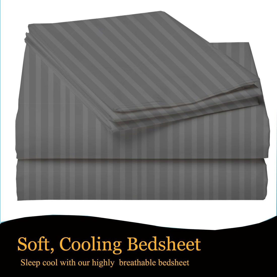 Double Bedsheet with 2 Pillow Cover