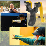 Adjustable Laser Guided Sling Shot Beginner Youth for Outdoor Recreational, Fishing and Fitness Toy Set Camping,Rock Climbing,Professional Rubber...