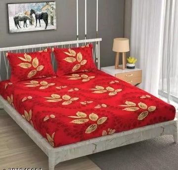 Glace Cotton 1 Flat Double Bedsheet