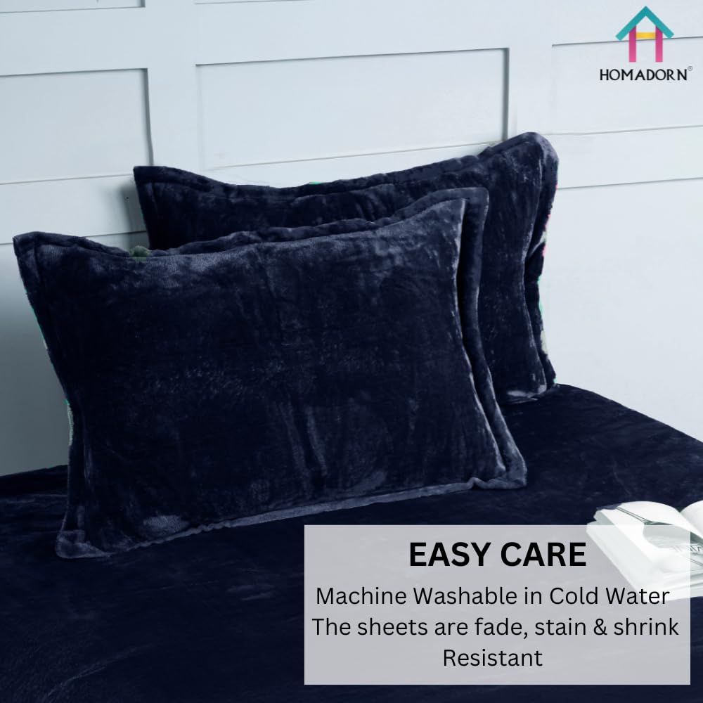 Velvet Warm Winter Solid Flannel Elastic Fitted Bedsheets