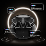 Boltt Aero TWS Ear Buds Custom EQ, Wireless Bluetooth 5.4, 50H Playtime, 50ms Low Latency, Fast Charging Case, App Support, Touch Controls, IPX4.