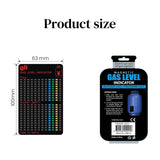 Magnetic Gas Level Indicator for Propane and Butane Tanks, 1 pcs with Color Display, Reusable