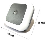 The LED Night Light Sensor Control Square Lamp Energy-Saving, Perfect for Kids' bedrooms with Soft, Automatic Lighting Safe and durable-ME-107