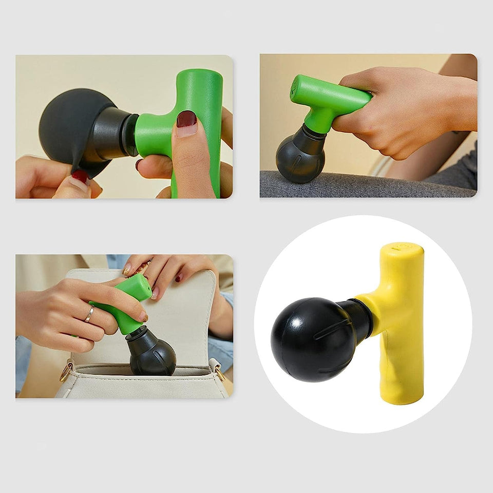 Electric Massager Gun Deep Tissue Percussion Muscle Mini Facial Gun Professional Body Massage Gun for Pain Relief