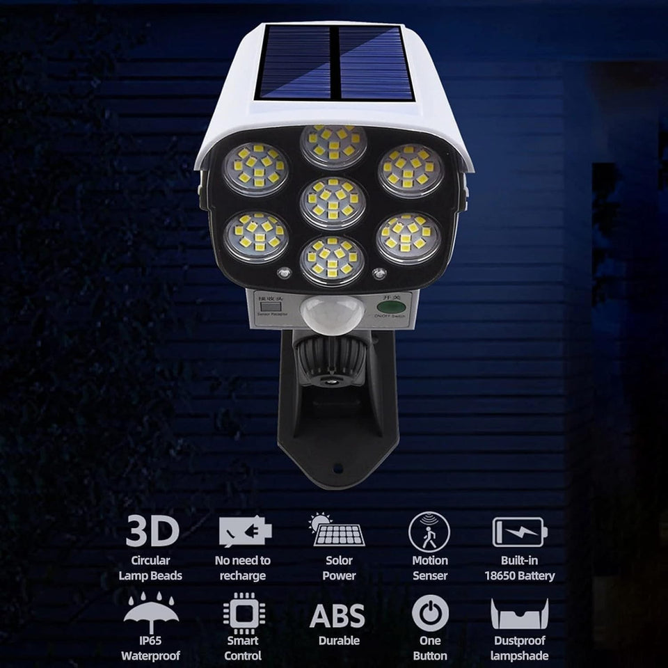 Sensor Security Camera Shaped LED light For Home,Outdoor,Garden with Remote Control | CCTV