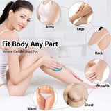 Crystal Hair Eraser, Crystal Hair Remover for Women and Men, Painless Exfoliation Hair Removal Tool for Arms Legs Back - Fast & Easy