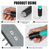 Steel Nail Gun Tool, Concrete Nail Gun, Portable Mini Nail Shooting Machine with 50 Nails, Nail Wall Fixing Tool, Nail Wall Fasting Tool for...