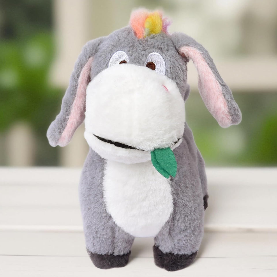 Donkey Stuffed Plush Animal | Teddy Bear Soft Toy |Ideal for Birthdays & Special Occasions Girls/Boys, Baby Kids -Gray