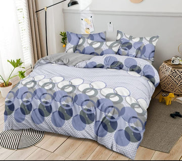 Double Bedsheets Elasticated Glace Cotton