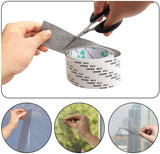 Mosquito Net Repair Tape - Self-Adhesive Grey, 2M x 50MM (Pack of 1),