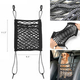 Car Mesh Organizer 3-Layer, car Storage net, Barrier Backseat Mesh Net for, Seat Back Net Bag, Driver Storage Netting Pouch, Automotive Seat Back...