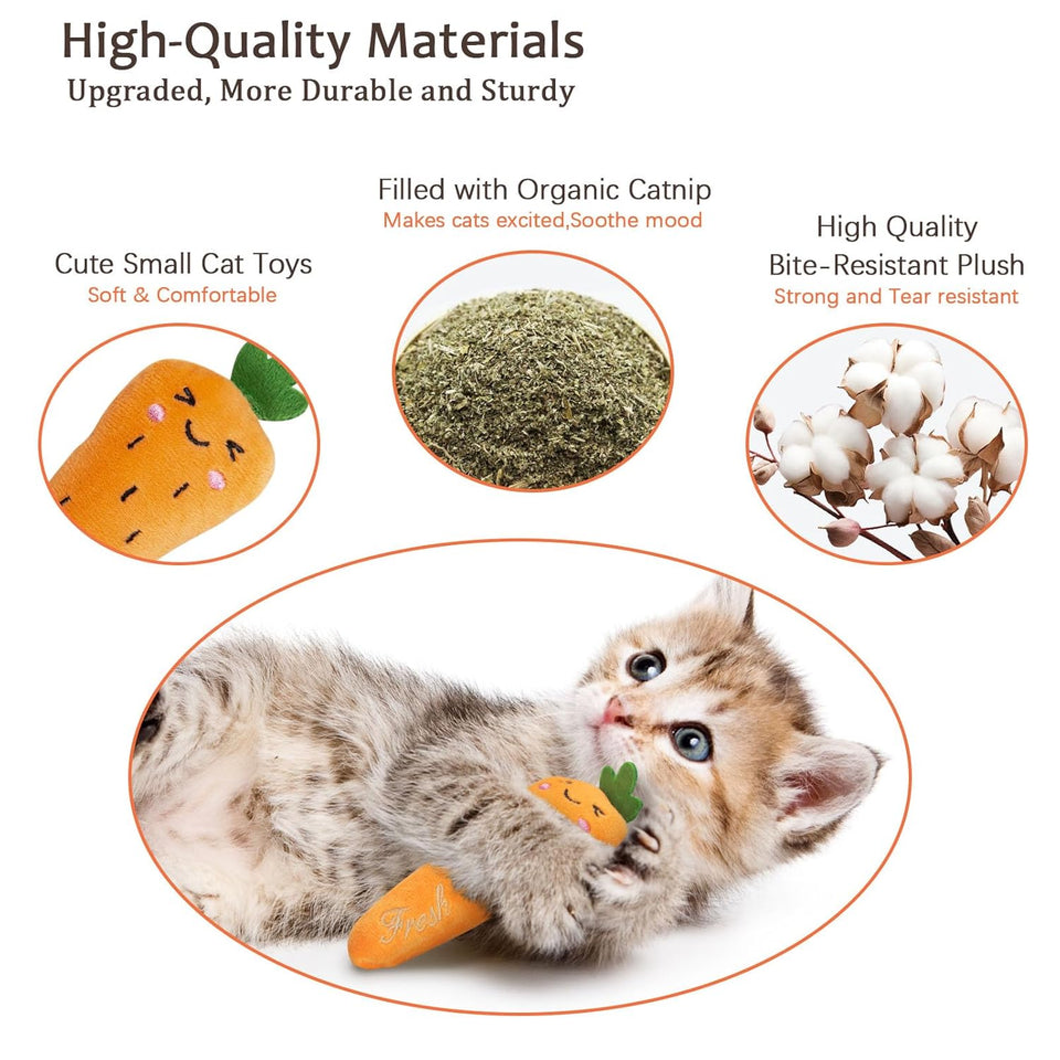 Toys, Cat Toys, Cat Toys for Indoor Cats, Catnip Toys for Cats, Cat Toys with Catnip, Interactive Cat Toy, Cat Chew Toy, Cat Pillow Toys, Cat...