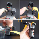 Adjustable Laser Guided Sling Shot Beginner Youth for Outdoor Recreational, Fishing and Fitness Toy Set Camping,Rock Climbing,Professional Rubber...