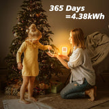 The LED Night Light Sensor Control Square Lamp Energy-Saving, Perfect for Kids' bedrooms with Soft, Automatic Lighting Safe and durable-ME-107