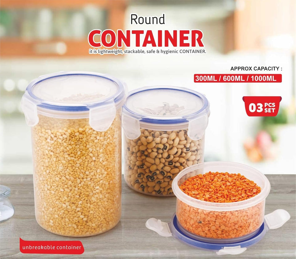 Container Plastic Airtight Food Storage Containers