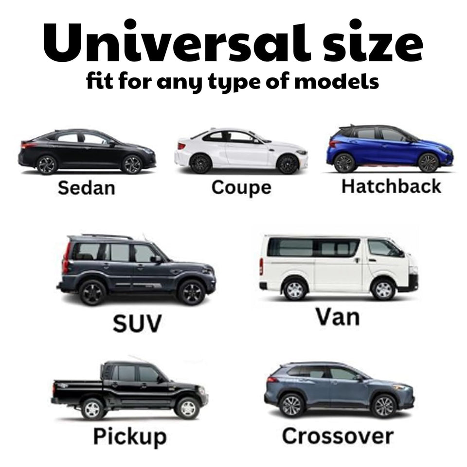 agnetic Car Bonnet Cover with Anti-Theft Spikes | Waterproof Universal Protector from Dogs,Monkeys, Dust and UV Rays | Blue