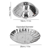 Easy to Use Retractable 410 Stainless Steel Steam Holder Food Grade for Kitchen for Home