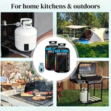 Magnetic Gas Level Indicator for Propane and Butane Tanks, 1 pcs with Color Display, Reusable