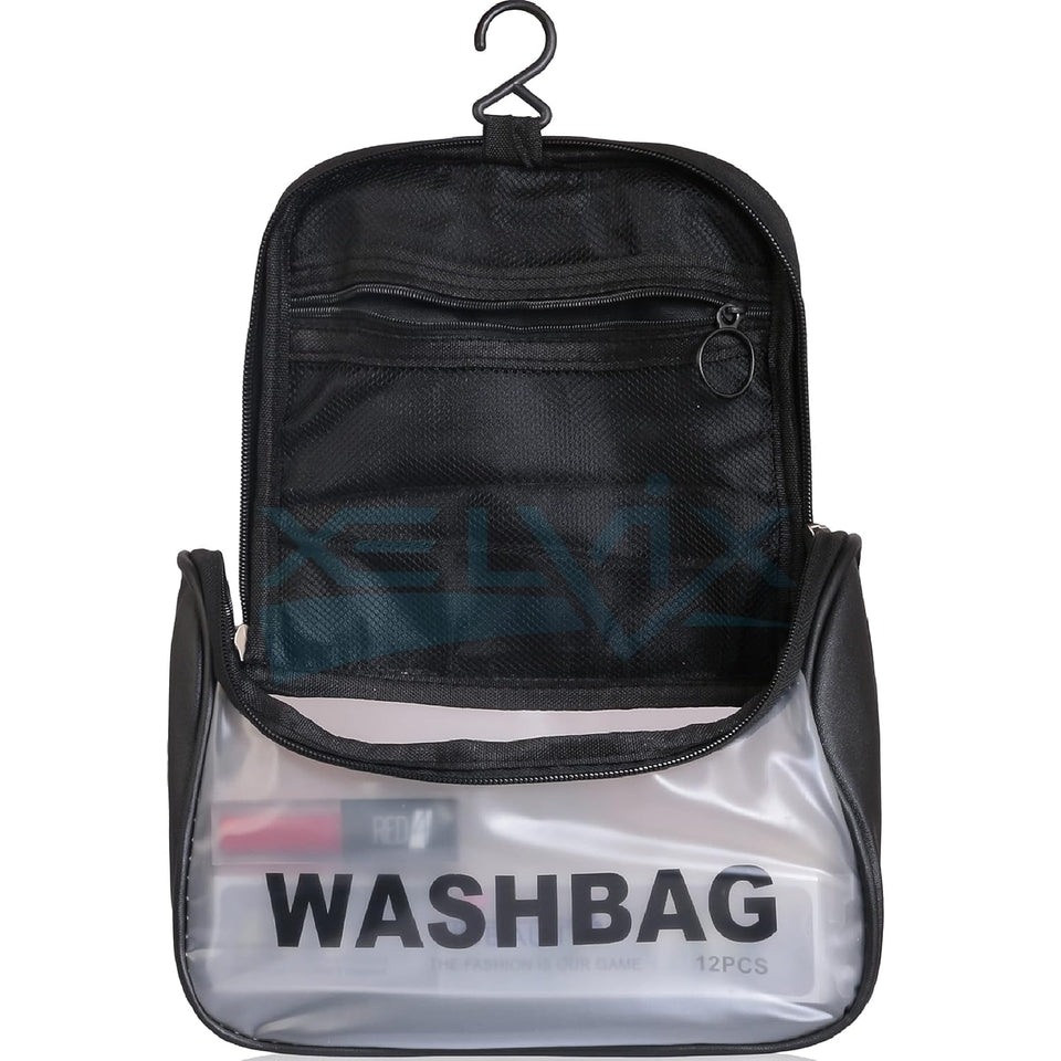 Cosmetic Organizer Bag Makeup Pouch for Women Travel Toiletry Bag for Cosmetics Brushes Pouch