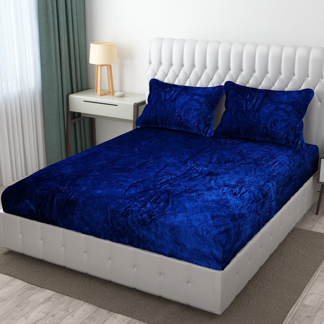 Velvet fleno Warm Fitted BedSheet