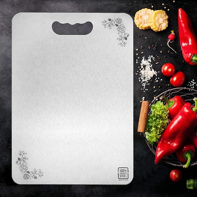 ALLWIN Stainless Steel Chopping Board Vegetable, Fruit Cutting