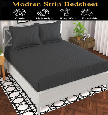 Double Bedsheet with 2 Pillow Cover