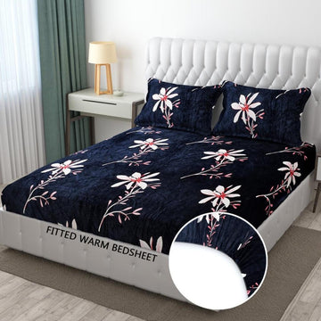 Elastic Fitted Warm bedsheets for Winter