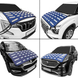 agnetic Car Bonnet Cover with Anti-Theft Spikes | Waterproof Universal Protector from Dogs,Monkeys, Dust and UV Rays | Blue