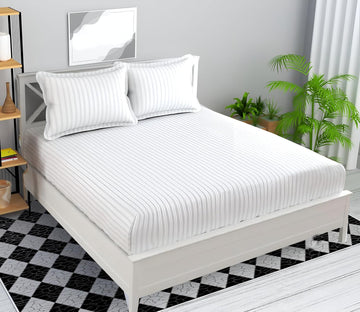 Breathable Double Size Flat Bedsheets