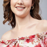 Women's Georgette Fit and Flare Maxi Dress