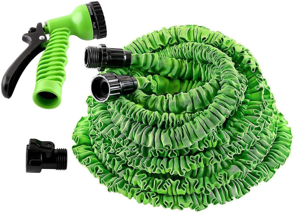 50FT Magic Expandable Telescopic Pipe Home Car Wash Water Gun Landscape Water Garden Hose Pipes