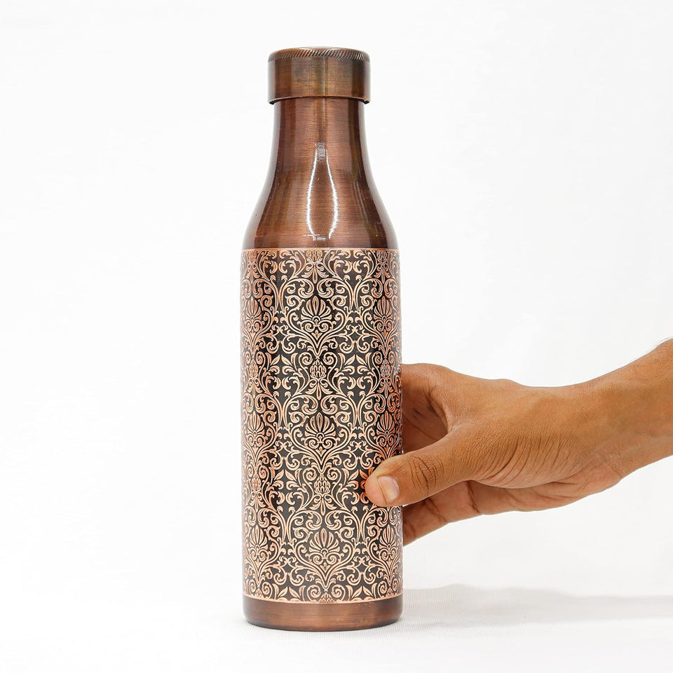 Water Bottle 1 Litre | Leak Proof, Durable & Rust Proof | Ayurveda and Yoga Health Benefits