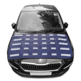 agnetic Car Bonnet Cover with Anti-Theft Spikes | Waterproof Universal Protector from Dogs,Monkeys, Dust and UV Rays | Blue