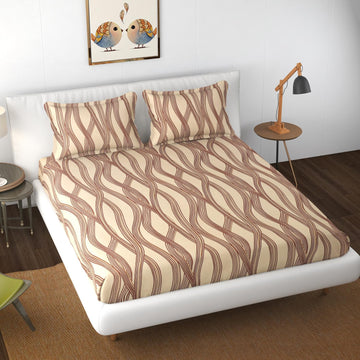 Bedsheet with Elastic Fitted, Bed Sheet Double Bed