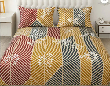 Cotton Blend Double Bedsheet