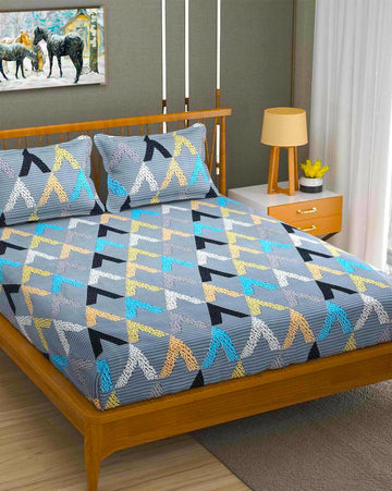 Cotton Feel Flat Double Bedsheets