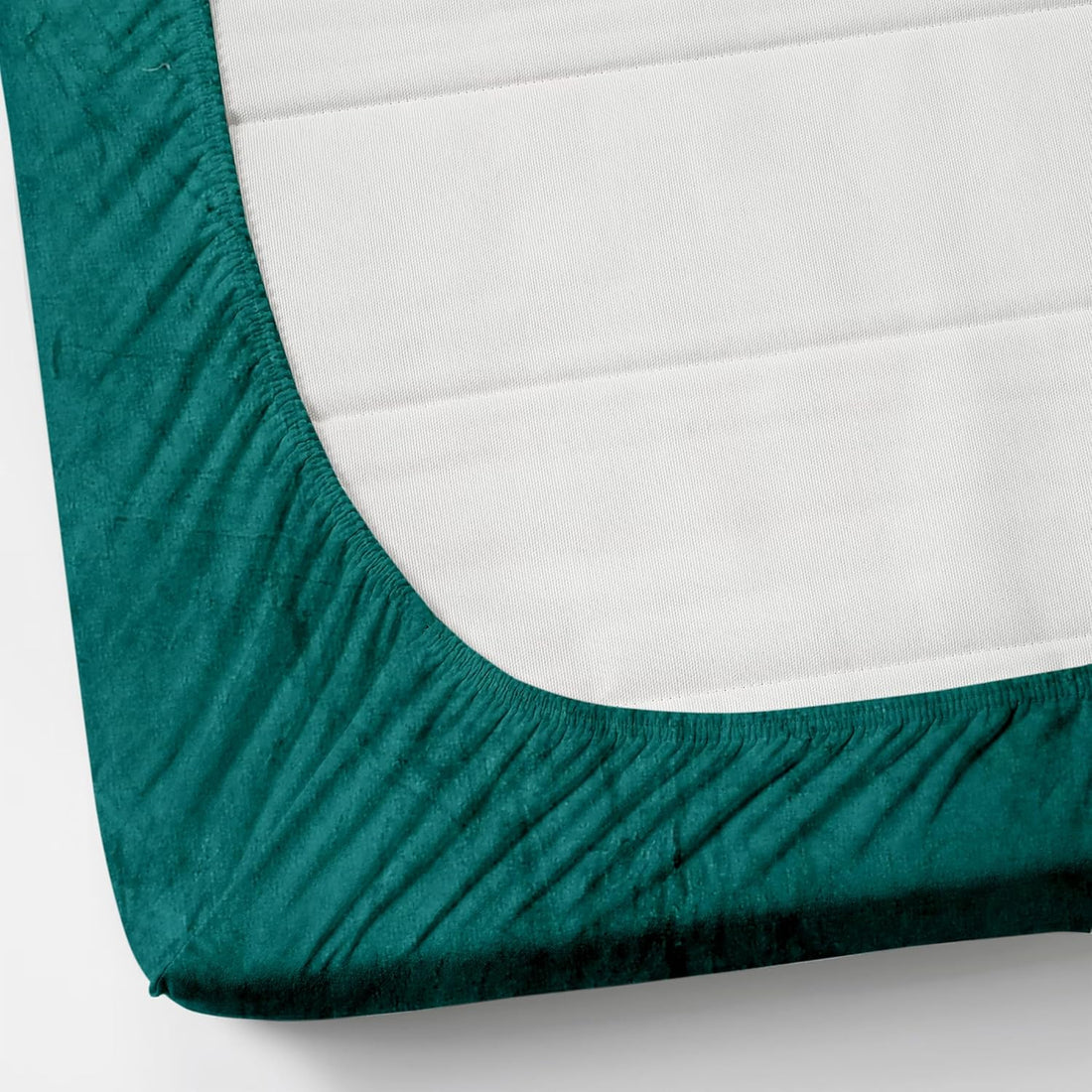 Velvet Warm Winter Solid Flannel Elastic Fitted Bedsheets