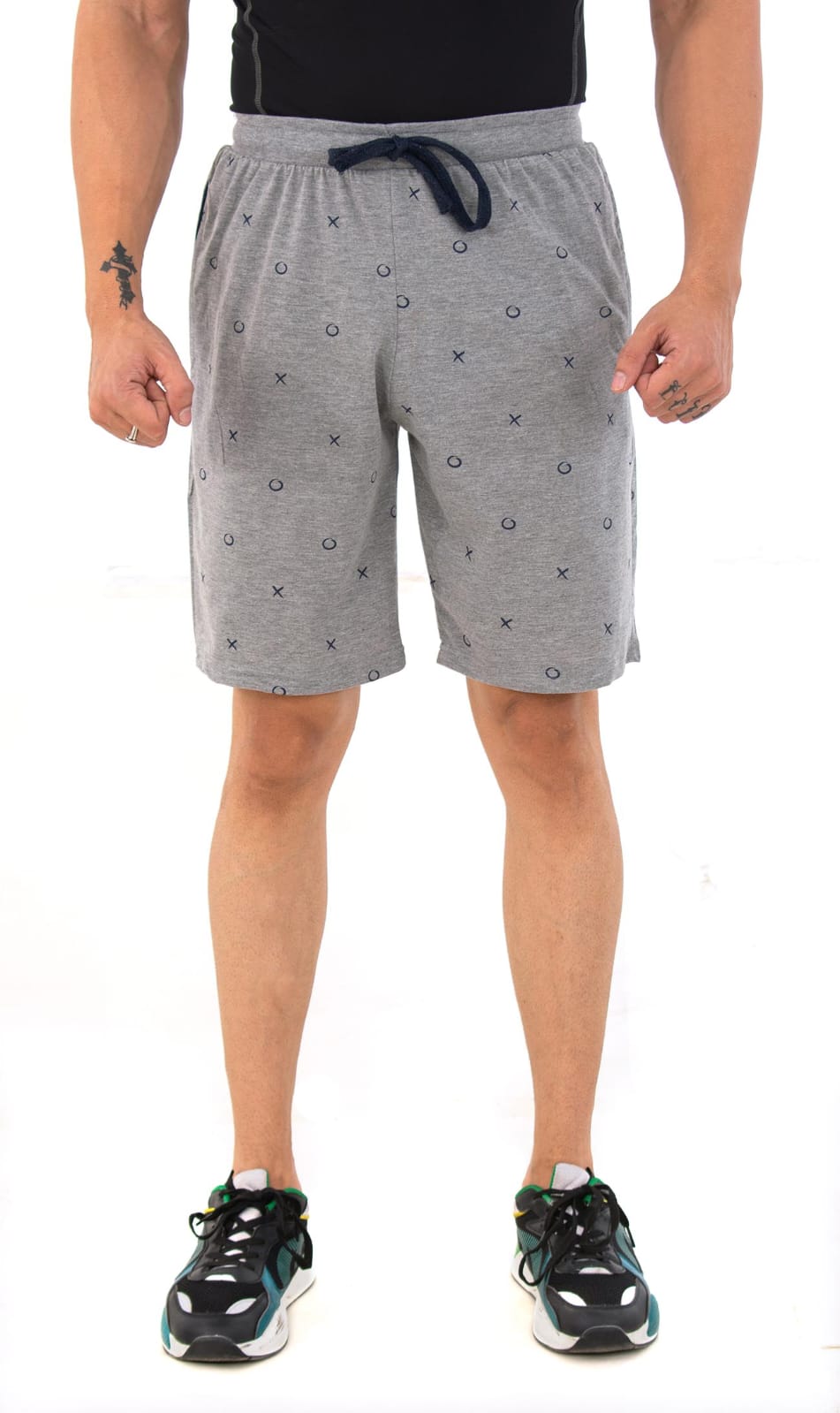 Palm Island Mens Dry Fit Casual Cotton Bermuda Shorts
