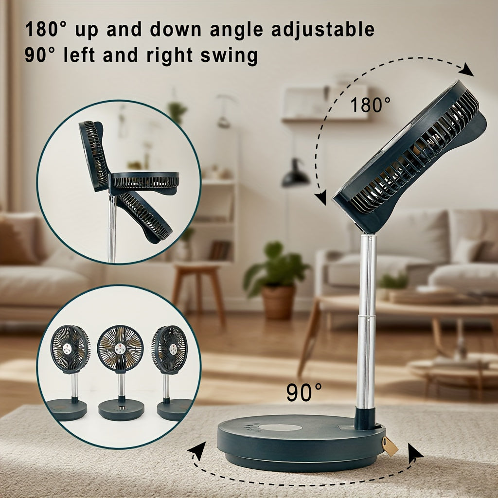 The SmartFold™ Telescopic Fan with Remote Control