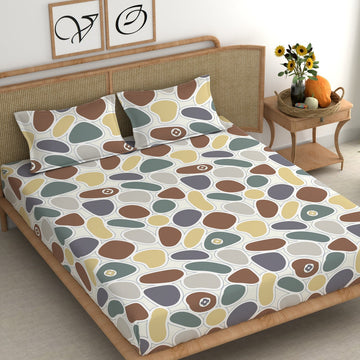 Flat Double Bed Bedsheets for Summer Breathable