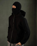 Ninja Balaclava Hoodie with Built-In Face Mask